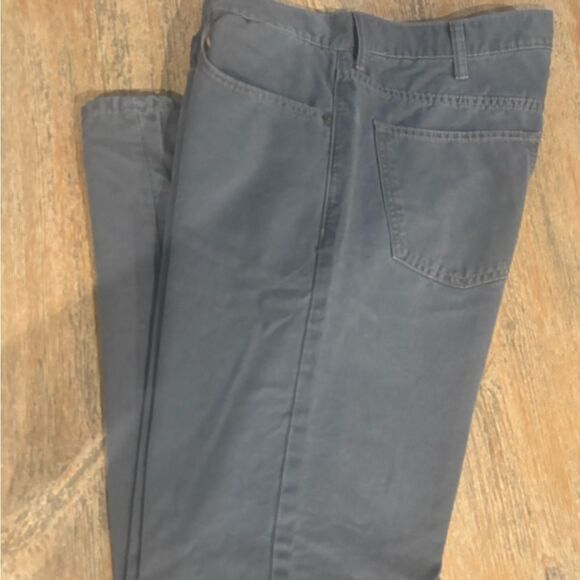 Men’s Old Navy Cotton Twill Pants. Slate blue 38x32 - Picture 2 of 5